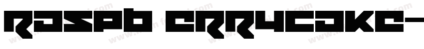Raspb erryCake字体转换